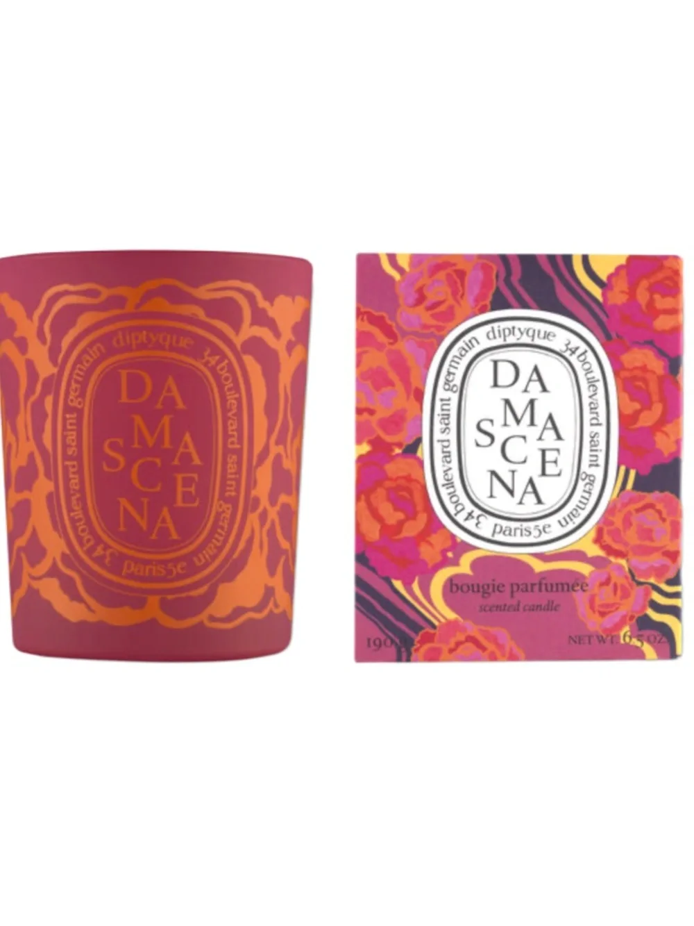Diptyque Rose Damascena Scented Candle 190 g 6.5 oz Limited Edition NEW BNIB